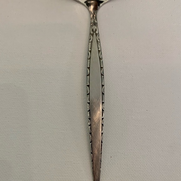 Oneida Community VENETIA Stainless GRAVY LADLE Burnished Glossy Flatware Tapered - Picture 4 of 7